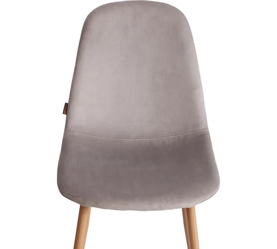 Стул Tetchair BREEZE mod. JSC-58, 1 шт в упаковке Велюр/металл, 44x53x86 см, Light grey светло-серый HLR14, натуральный 21569