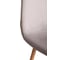 Стул Tetchair BREEZE mod. JSC-58, 1 шт в упаковке Велюр/металл, 44x53x86 см, Light grey светло-серый HLR14, натуральный 21569 7