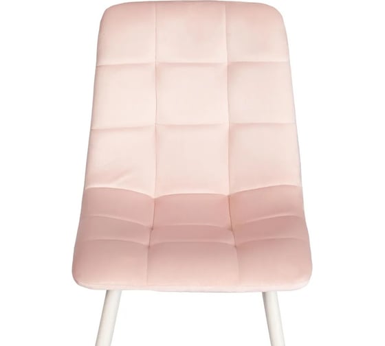 Стул Tetchair 4 шт CHILLY mod. 7094-1 вельвет/металл, 44,5x52,5x86 см, pink розовый HLR39, белый 20416