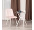 Стул Tetchair CHILLY mod. 7094-1, 1 шт в упаковке вельвет/металл, 44,5x52,5x86 см, pink розовый HLR39, белый 21429 8