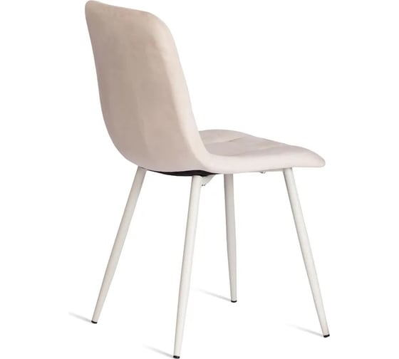 Стул Tetchair 4 шт CHILLY mod. 7094-1 вельвет/металл, 44,5x52,5x86 см, beige бежевый HLR2, белый 20418