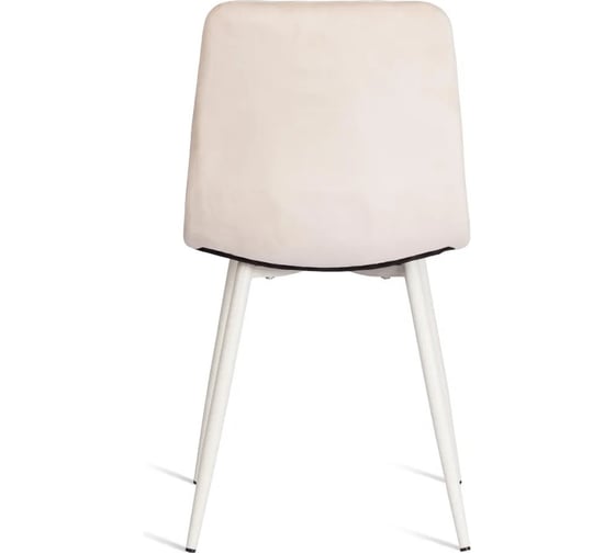 Стул Tetchair 4 шт CHILLY mod. 7094-1 вельвет/металл, 44,5x52,5x86 см, beige бежевый HLR2, белый 20418