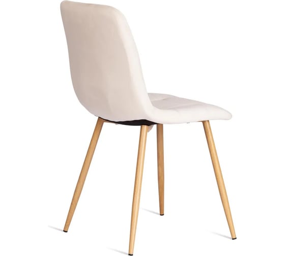 Стул Tetchair 4 шт CHILLY mod. 7094-1 вельвет/металл, 44,5x52,5x86 см, beige бежевый HLR2, натуральный 20420