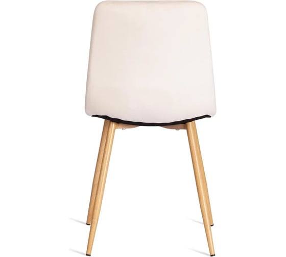 Стул Tetchair 4 шт CHILLY mod. 7094-1 вельвет/металл, 44,5x52,5x86 см, beige бежевый HLR2, натуральный 20420