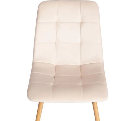 Стул Tetchair 4 шт CHILLY mod. 7094-1 вельвет/металл, 44,5x52,5x86 см, beige бежевый HLR2, натуральный 20420
