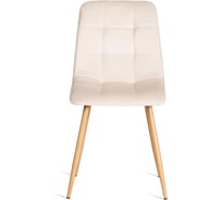 Стул Tetchair CHILLY mod. 7094-1, 1 шт в упаковке вельвет/металл, 44,5x52,5x86 см, beige бежевый HLR2, натуральный 21421