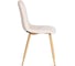 Стул Tetchair CHILLY mod. 7094-1, 1 шт в упаковке вельвет/металл, 44,5x52,5x86 см, beige бежевый HLR2, натуральный 21421 2