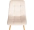 Стул Tetchair CHILLY mod. 7094-1, 1 шт в упаковке вельвет/металл, 44,5x52,5x86 см, beige бежевый HLR2, натуральный 21421 5