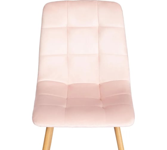 Стул Tetchair 4 шт CHILLY mod. 7094-1 вельвет/металл, 44,5x52,5x86 см, pink розовый HLR39, натуральный 20421