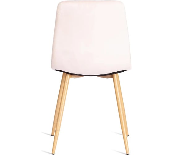Стул Tetchair CHILLY mod. 7094-1, 1 шт в упаковке вельвет/металл, 44,5x52,5x86 см, pink розовый HLR39, натуральный 21430