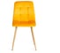 Стул Tetchair 4 шт CHILLY mod. 7094-1 вельвет/металл, 44,5x52,5x86 см, yellow желтый HLR41, натуральный 20419 1
