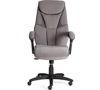 Кресло Tetchair CAMBRIDGE флок/ткань, серый, 29/12 21619