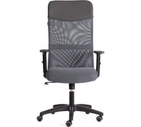 Кресло Tetchair PRACTIC PLT ткань/кожзам, серый/металлик, TW-12/W-12/36 21416