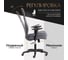 Кресло Tetchair PRACTIC PLT ткань/кожзам, серый/металлик, TW-12/W-12/36 21416 6