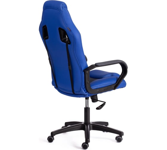 Кресло Tetchair DRIVER 22 кожзам/ткань, синий/серый, 36-39/TW-12 21153