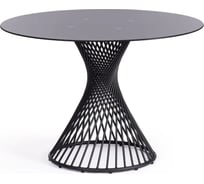 Стол Tetchair BERTOIA mod. GT21 металл/стекло, 110x110x75 см, Black черный 20595
