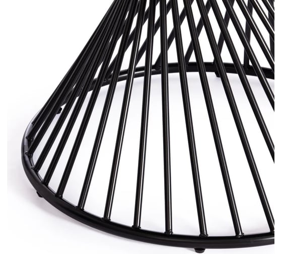 Стол Tetchair BERTOIA mod. GT21 металл/стекло, 110x110x75 см, Black черный 20595