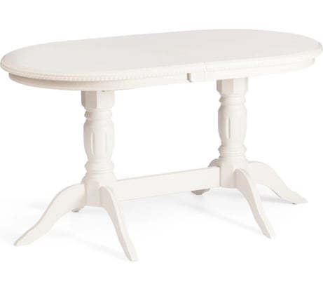 Стол Tetchair COPPOLA бук, мдф, 140+40x80x77 см, Ivory white 20575