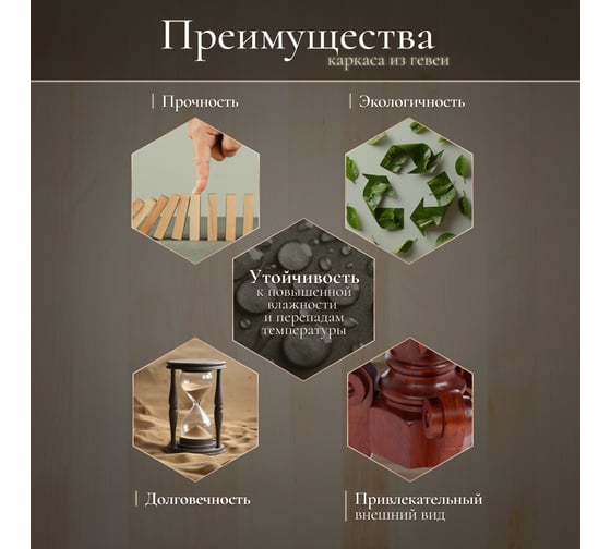 Стол Tetchair MEEN MO-ET дерево гевея/мдф, 59x59x55 см, MAF Brown 9168