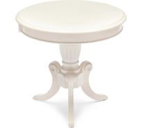 Стол Tetchair MEEN MO-ET дерево гевея/мдф, 59x59x55 см, ivory white слоновая кость 2-5 12488