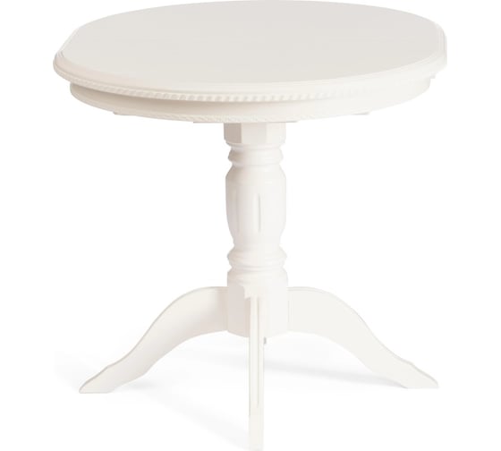 Стол Tetchair STEFANO бук, мдф, 100+30x80x77 см, Ivory white 20576