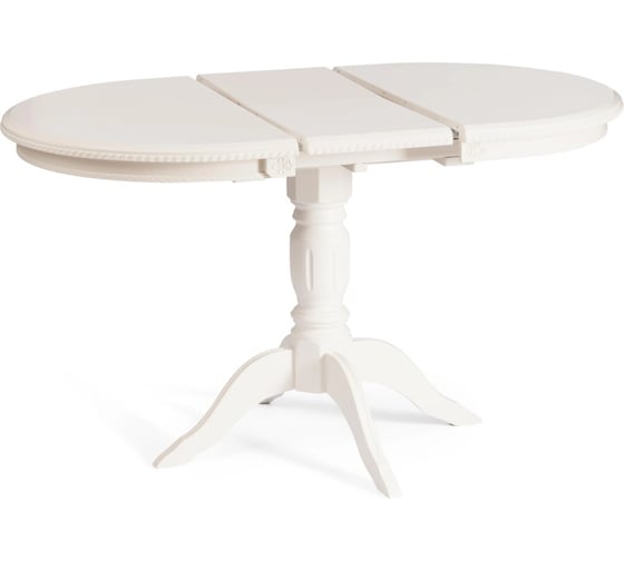 Стол Tetchair STEFANO бук, мдф, 100+30x80x77 см, Ivory white 20576