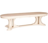 Стол Tetchair VERSAL овальный бук, мдф, 300 350/400 х 110x78 см, бежевый патина 20068