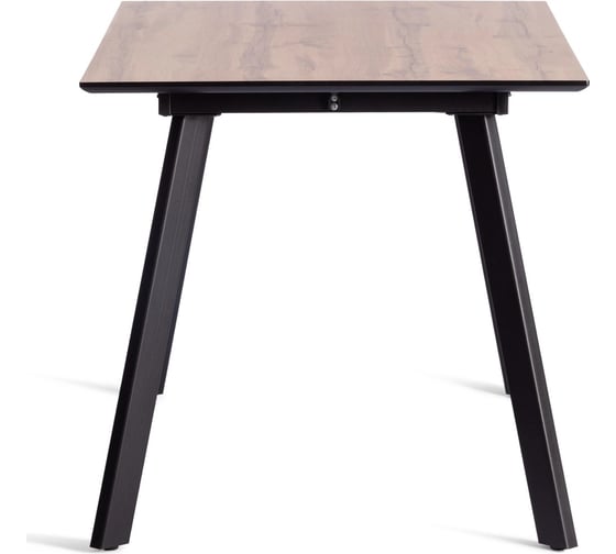 Стол обеденный Tetchair DARWIN МДФ HPL 0,6 мм, металл, 85x130-170x75 см, дуб вотан/черный 20664