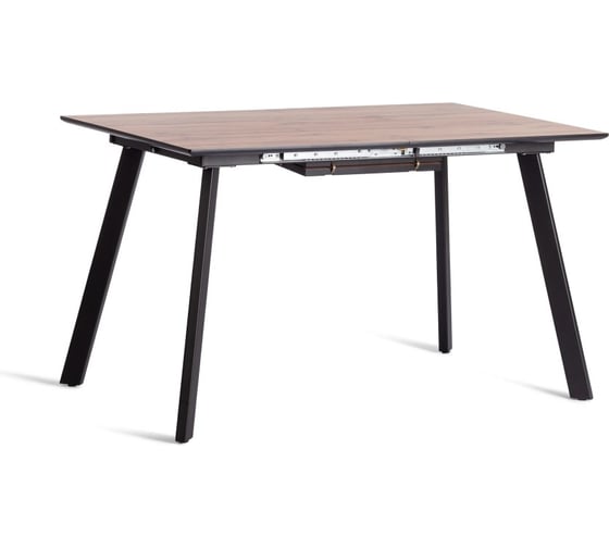 Стол обеденный Tetchair DARWIN МДФ HPL 0,6 мм, металл, 85x130-170x75 см, дуб вотан/черный 20664