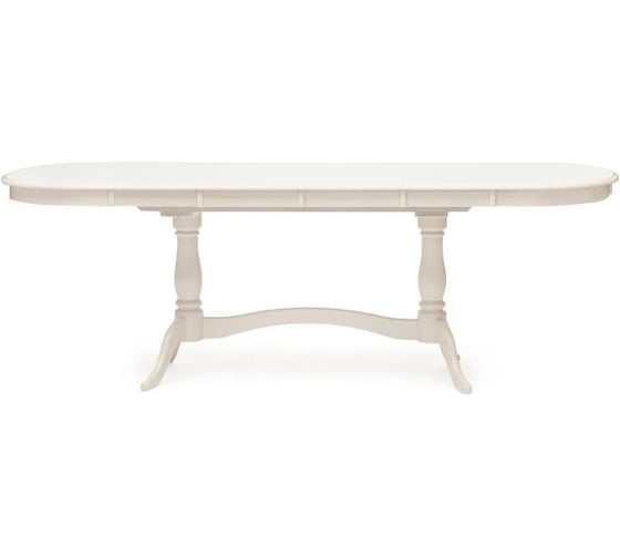 Стол раскладной Tetchair Siena SA-T6EX2L дерево гевея/мдф, 150+35+35x80x75 см, ivory white слоновая кость 2-5 12490 1
