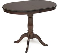 Стол раскладной Tetchair Solerno ME-T4EX дерево гевея/мдф, 70x100+29x75 см, Tobacco 10396