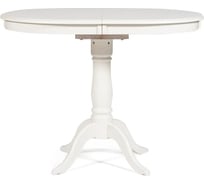 Стол раскладной Tetchair Solerno ME-T4EX дерево гевея/мдф, 70x100+29x75 см, ivory white слоновая кость 2-5 12483