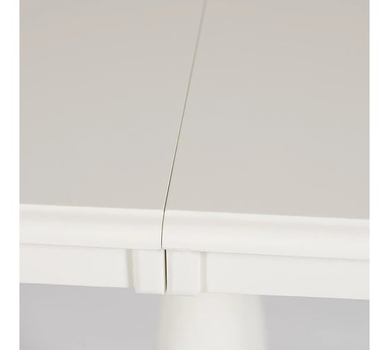 Стол раскладной Tetchair Solerno ME-T4EX дерево гевея/мдф, 70x100+29x75 см, ivory white слоновая кость 2-5 12483