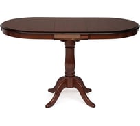 Стол раскладной Tetchair Solerno ME-T4EX дерево гевея/мдф, 70x100+29x75 см, MAF Brown 10481