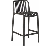 Стул полубарный DOBRIN CHLOE (цвет темно-серый) LMZL-PP777-1_P-GR-04