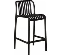 Стул полубарный DOBRIN CHLOE (цвет черный) LMZL-PP777-1_P-B-03
