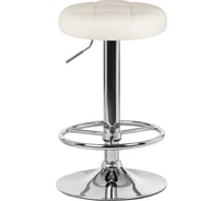 Табурет барный DOBRIN BRUNO (цвет сиденья кремовый, цвет основания хром) LM-5008_CH-M_EL-cream