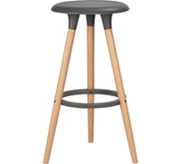 Табурет барный DOBRIN ROYCE (цвет сиденья темно-серый (GR-04), цвет основания светлый бук) LMZL-PP652_LB-MTR_P-GR-04