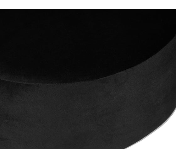 Пуф DOBRIN DANNY BLACK цвет сиденья черный велюр MJ9-101, цвет основания черный LM-2050_B-M_V-MJ9-101