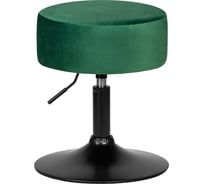 Пуф DOBRIN DANNY BLACK цвет сиденья зеленый велюр MJ9-88, цвет основания черный LM-2050_B-M_V-MJ9-88