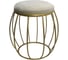 Банкетка Homium цвет белый/золото chair10whitegold 1