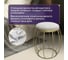 Банкетка Homium цвет белый/золото chair10whitegold 5