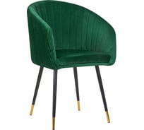 Стул обеденный DOBRIN MARY (цвет сиденья зеленый (1922-9), цвет основания черный) LM-7305_B-M_V-1922-9