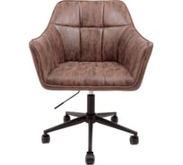 Кресло поворотное Aks Home BARREN, винтажный коричневый/черный 83452