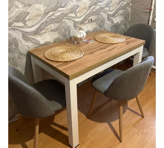 Стул Aks Home HONNOR, светло-серый ткань 1701-26/дуб 70035