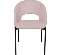 Стул Aks Home ELSA, розовый велюр Fjord 91/черный 103563