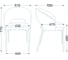 Стул Aks Home ELSA, мятный велюр Fjord 74/черный 103562 10