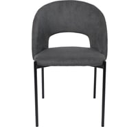Стул Aks Home ELSA, серый велюр Fjord15/черный 95681