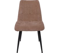 Стул Aks Home FRED NEW, бежевый вельвет/черный 95591