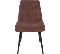 Стул Aks Home FRED NEW, коричневый вельвет/черный 95592